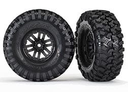TRA8272  Tires and wheels, assembled, glued (TRX-4 wheels, Canyon Trail 1.9 tires) (2)