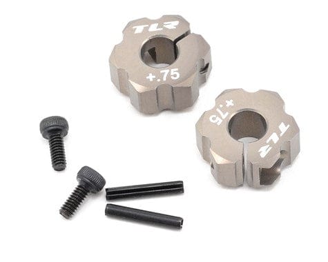 TLR2931 Rear Hex, +.75mm Width, Aluminum: 22