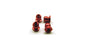 CLN13615 Low Roll Center Balls, Red (4)