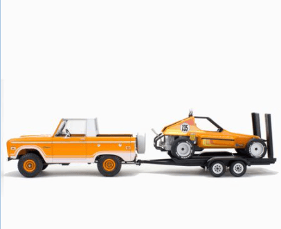 RMX857228 1/25 Ford Bronco Half Cab w/Dune Buggy & Trailer