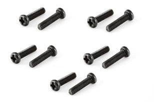 AR725312 Button Head Cross Machine Screw 3x12mm (10)