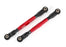 TRA8948R Traxxas Toe links, front (TUBES red-anodized, 7075-T6 aluminum, stronger than titanium) (88mm) (2)/ rod ends, rear (4)/ rod ends, front (4)/ aluminum wrench (1)