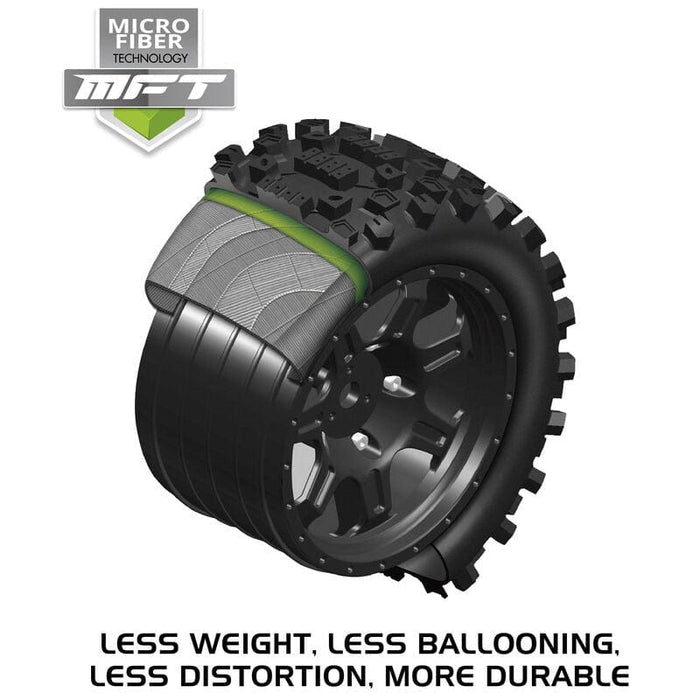 DTXC5500 Bandito X Belted Mounted Tires, 24mm Black (2)