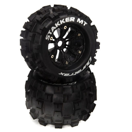 DTXC5581	STAKKER 1/8 MT Mounted .5 Offset 17mm Black (2)