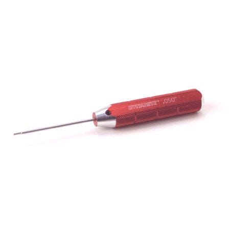 DYN2910 Machined Hex Driver, Red: .050"