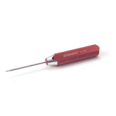 DYN2911 Machined Hex Driver, Red: 1/16"