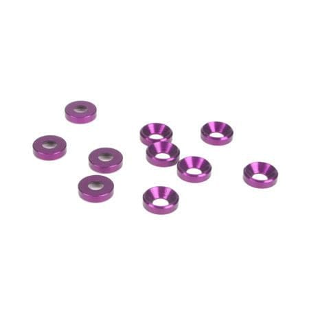 DYN8533 5mm Countersunk Washer,Purp (10)