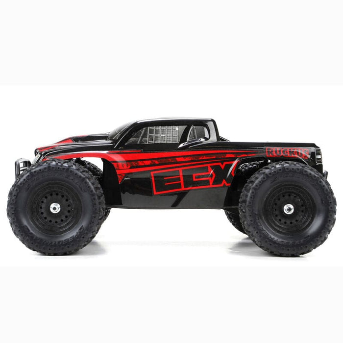 ECX01000T1 1/18 Ruckus 4WD Monster Truck RTR, Black/Red