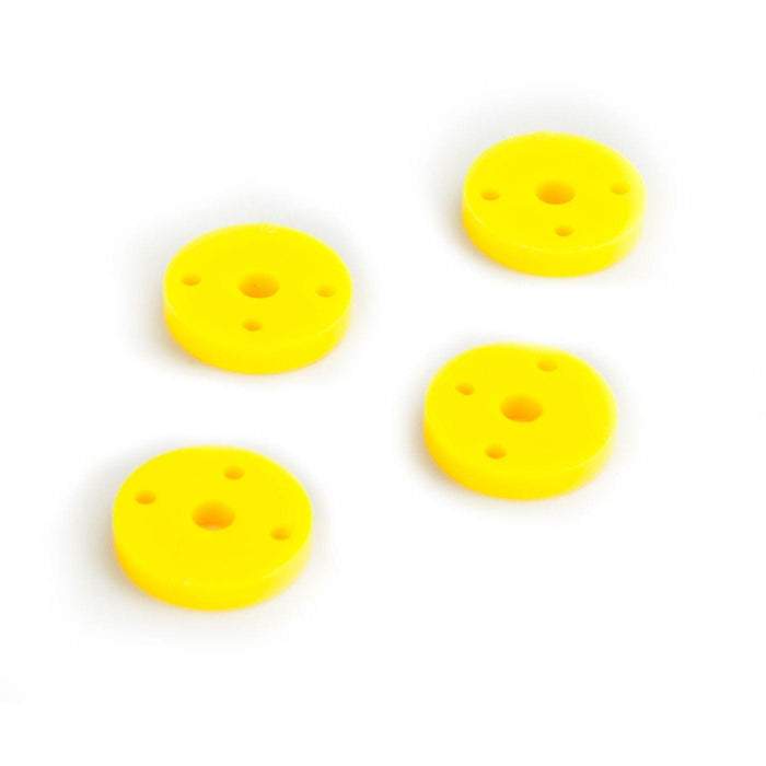 ECX0878 Shock Pistons Yellow 3 Hole: Revenge Type E/N-In Store Only