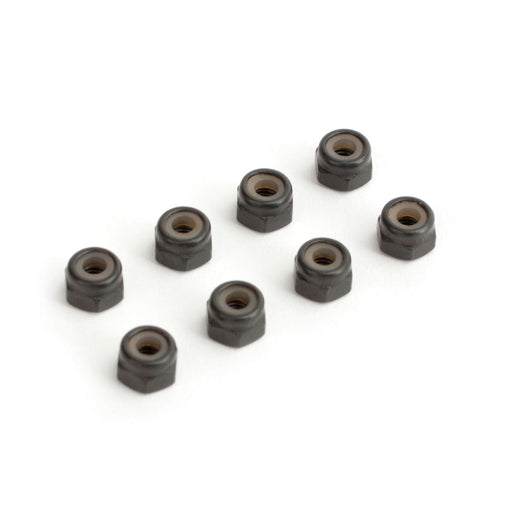 ECX0975 3mm Locknuts (8): Revenge Type E/N-In Store Only