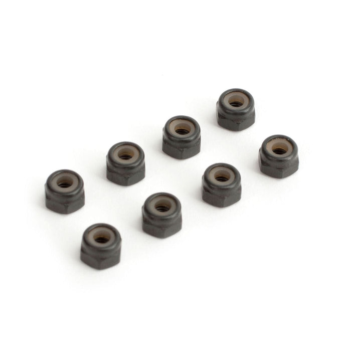 ECX0975 3mm Locknuts (8): Revenge Type E/N-In Store Only
