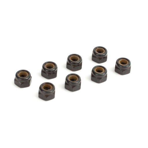 ECX0976 4mm Locknuts (8): Revenge Type E/N-In Store Only