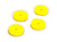 ECX1989  Mega-Bore Pistons Yellow, 1.4 X 4: Revenge E/N-In Store Only
