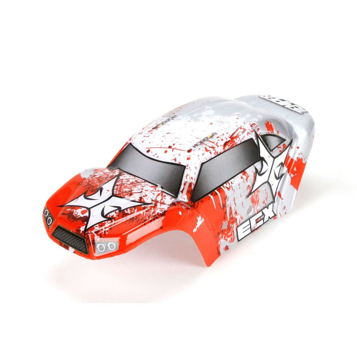 ECX200008 Body Set, Decorated, Red/White: 1:24 Temper-In Store Only