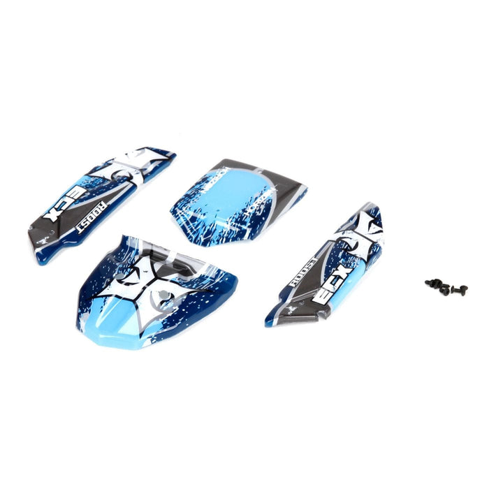 ECX200010 Body Set, Decorated, Blue/Grey: 1:24 Roost-In Store Only
