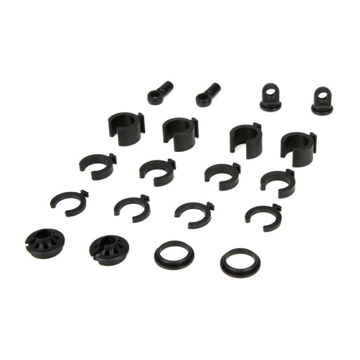 ECX233002 Top, Bottom Shock Ends: 1:10 4wd All-In Store Only