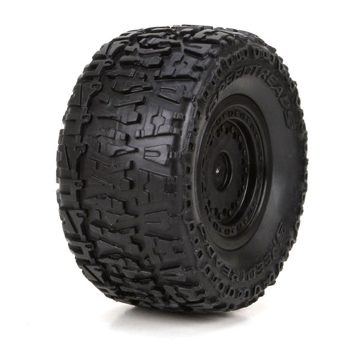 ECX41000 Front/Rear Premount Tire: 1/18 4WD Ruckus (2)-In Store Only
