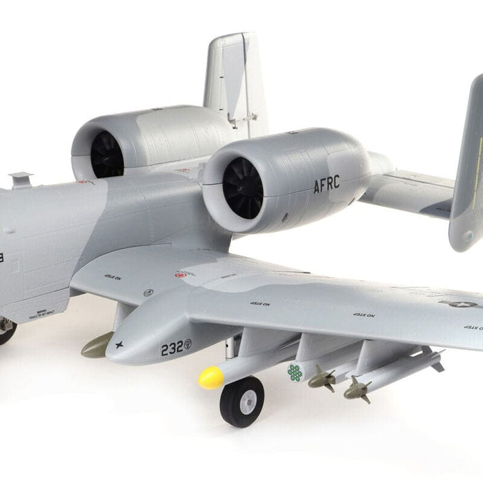 EFL011500 A-10 Thunderbolt II Twin 64mm EDF BNF Basic with AS3X and SAFE Select