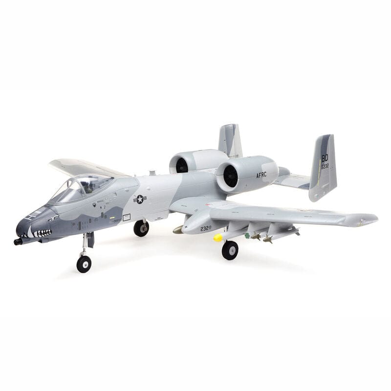 EFL011500 A-10 Thunderbolt II Twin 64mm EDF BNF Basic with AS3X and SA