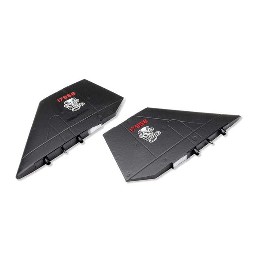 EFL02058 Fin Set; Black: SR-71 Twin 40mm EDF