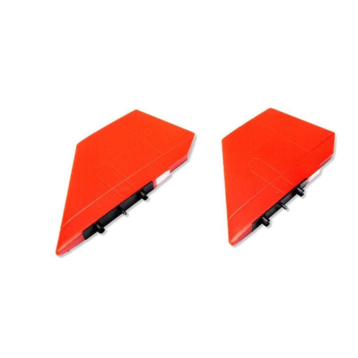 EFL02059 Fin Set; Red, High Visibility: SR-71 Twin 40mm EDF