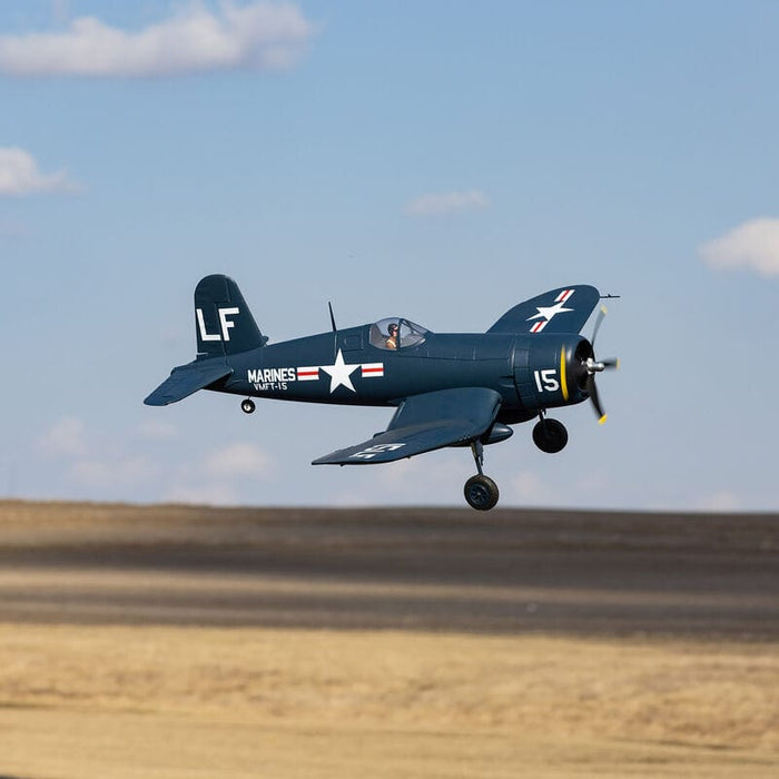 EFL18550 F4U-4 Corsair 1.2m BNF Basic with AS3X and SAFE Select