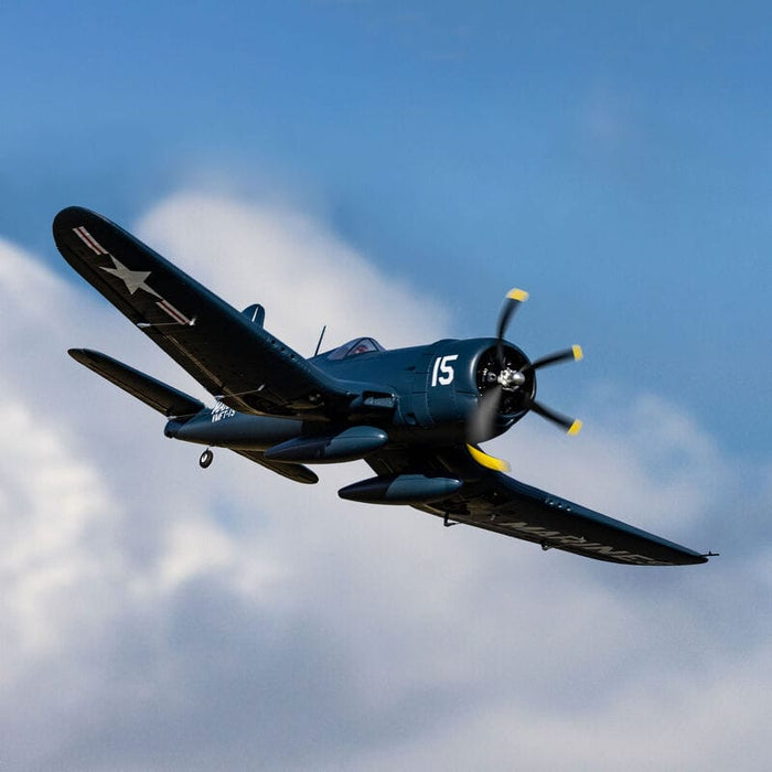 EFL18550 F4U-4 Corsair 1.2m BNF Basic with AS3X and SAFE Select