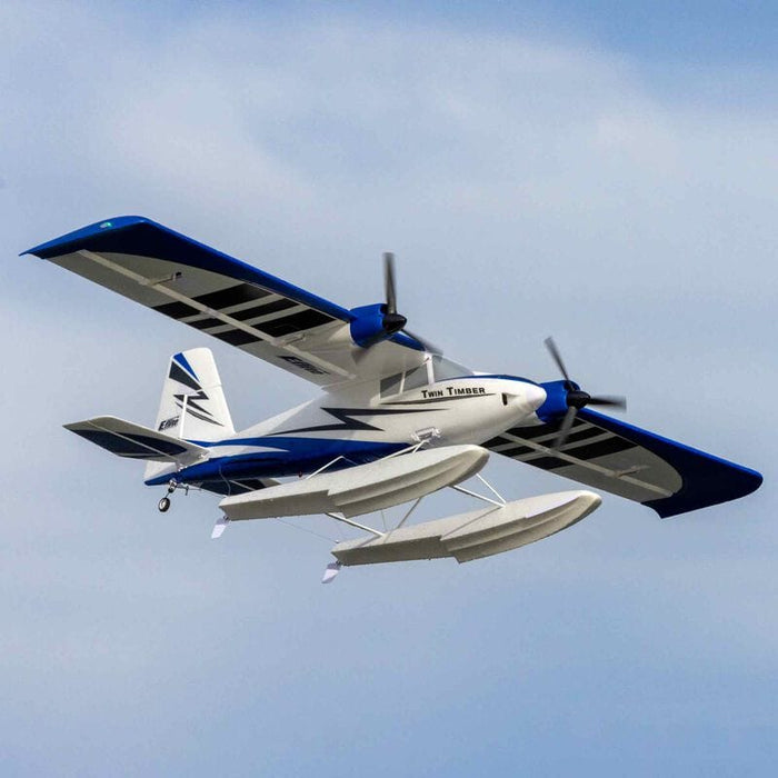 EFL23850 Twin Timber 1.6m BNF Basic with AS3X and SAFE Select