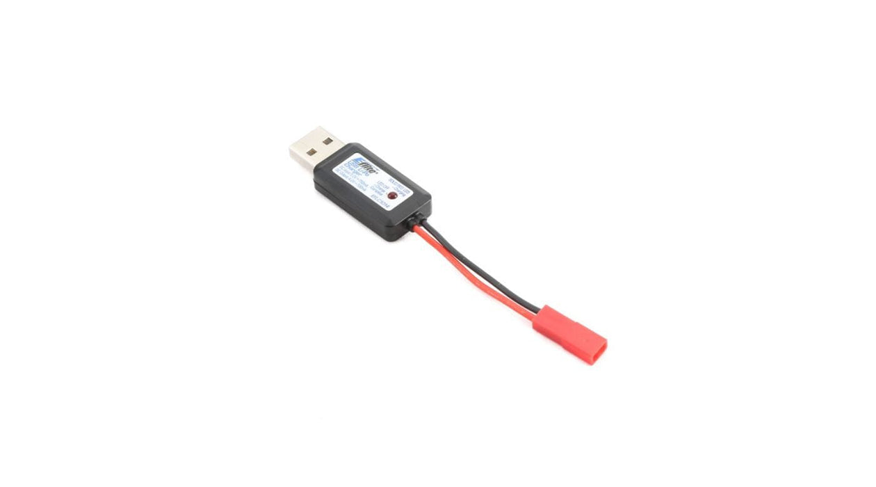 EFLC1014 1S USB Li-Po Charger, 700mA, JST