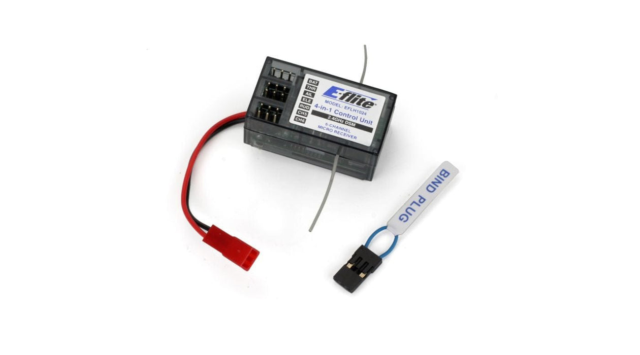 EFLH1024 4N1 RX ESC MIXER GYRO 2.4GHZ: BCX2
