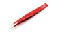 EXL30428 Hollow Point Tweezers, Red