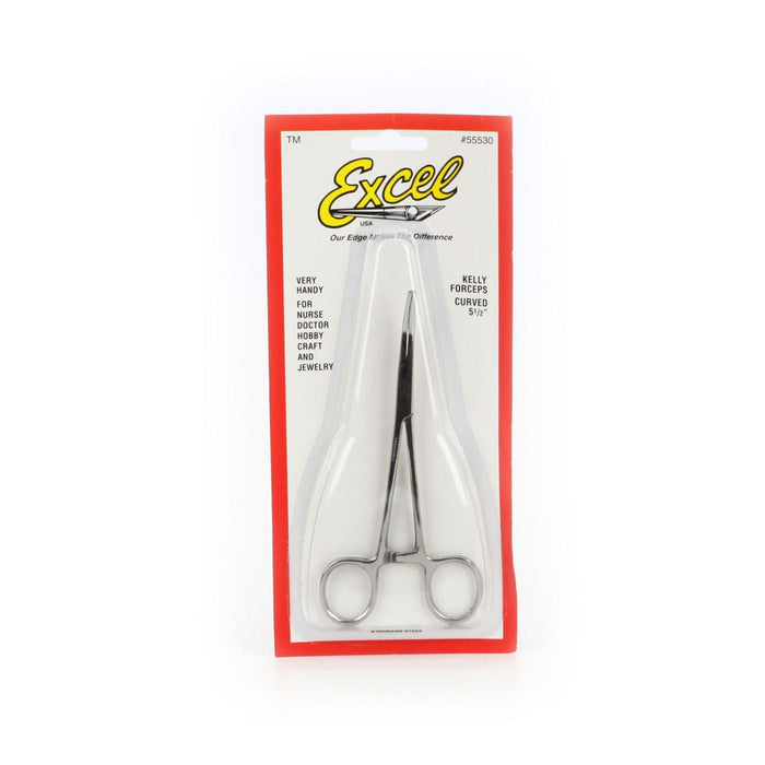 EXL55530 Curved Nose Hemostat, 5"