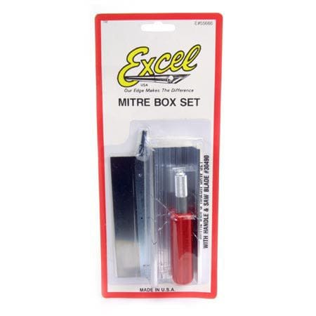 EXL55666 Mitre Box with Handle & Blades