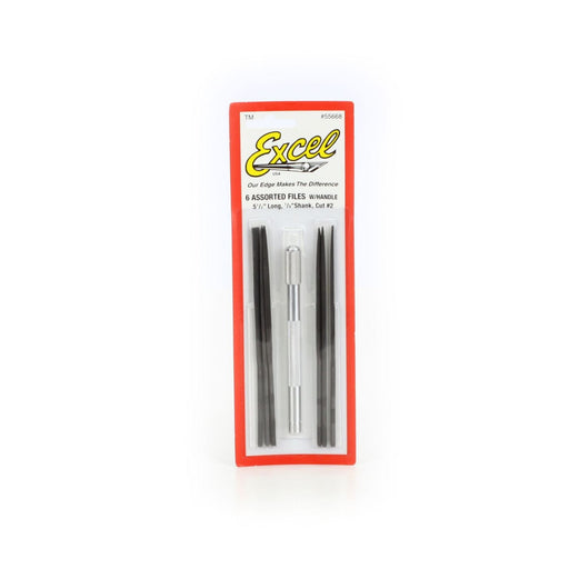 EXL55668 6 Ast File Set with Handle 5.5", Cut #2