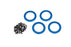 TRA8169X Traxxas Beadlock rings, Blue (1.9') (aluminum) (4)/ 2x10 CS (48)