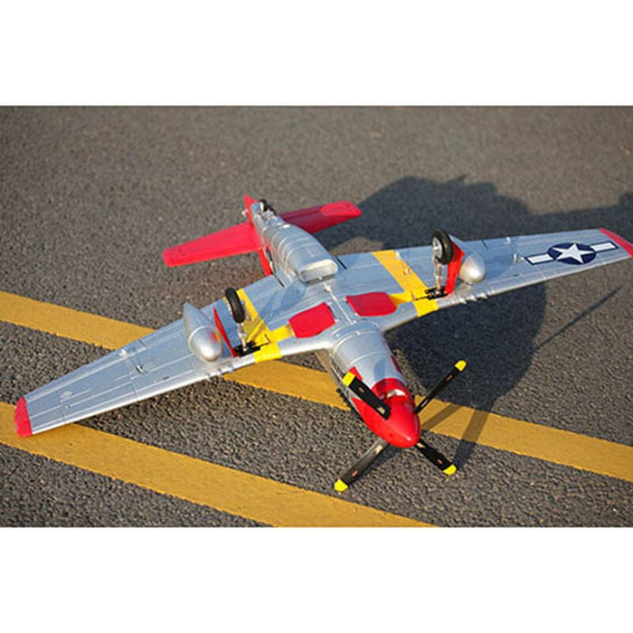 FMM008PRT P-51D Red Tail V8 PNP, 1450mm
