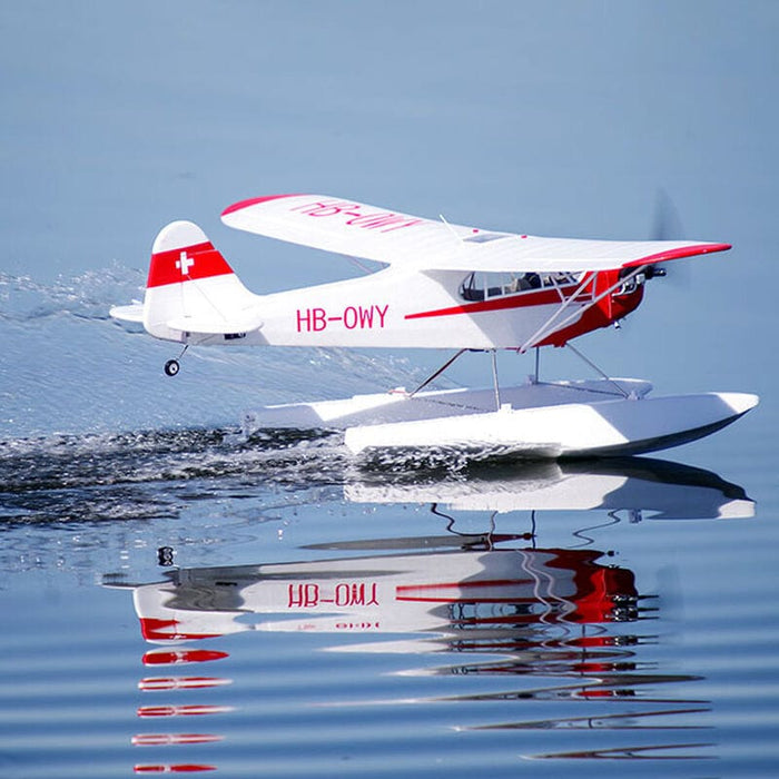 FMM106PX Piper J-3 Cub 1400mm PNP V4 with Floats and Reflex