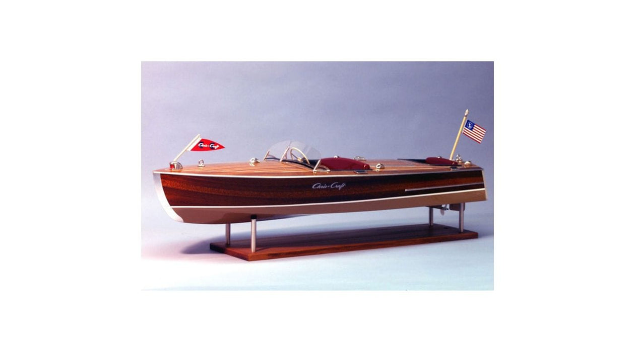 DUM1249 1949 19' Chris Craft Racing Runabout Boat Kit
