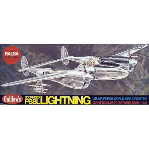 GUI2001 Guillow Lockheed P38 Lightning