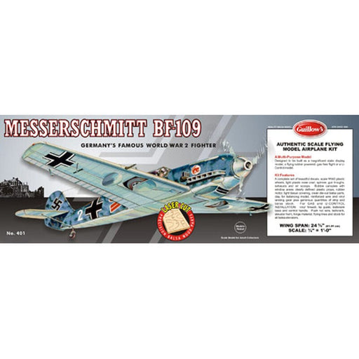 GUI401LC Guillow Messerschmitt BF 109 Laser Cut