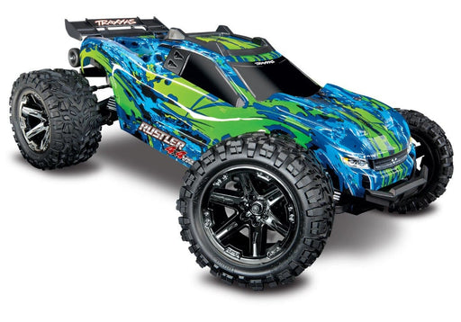 TRA67076-4 GREEN Rustler VXL Brushless 1/10 RTR 4x4 Stadium Truck **SOLD SEPARATELY YOU will need this part # TRA2994 to run this truck