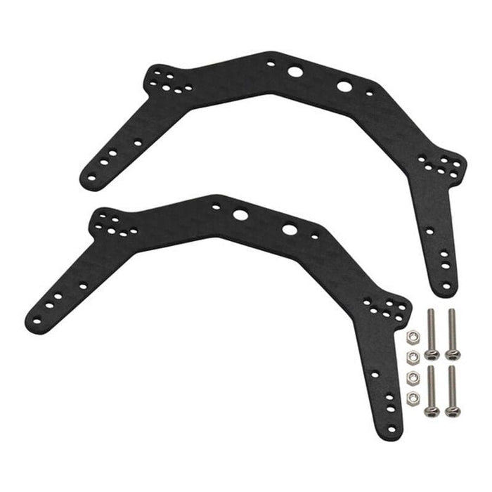 HRAAXTF14GM Graphite Chassis Side Plates: Axial AX24