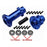 HRALPC10H06 CNC Aluminum Hub Set Blue: Losi Promoto-MX