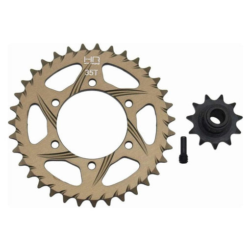 HRALPC39DRH Speed Run Sprocket Set: Losi Promoto-MX