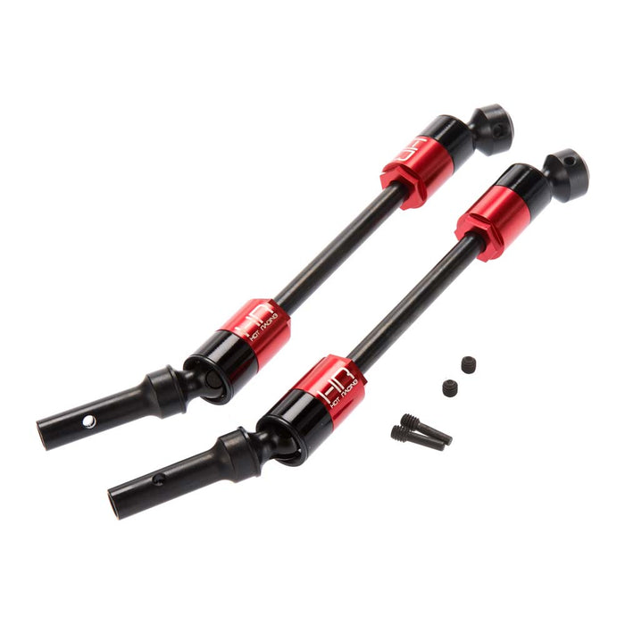 NRO288E02  CV Steel Slider Drive Shaft Red/Black (2)