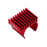 HRASXTF030H02 Red 9 Fin 030 Motor Heatsink: SCX24