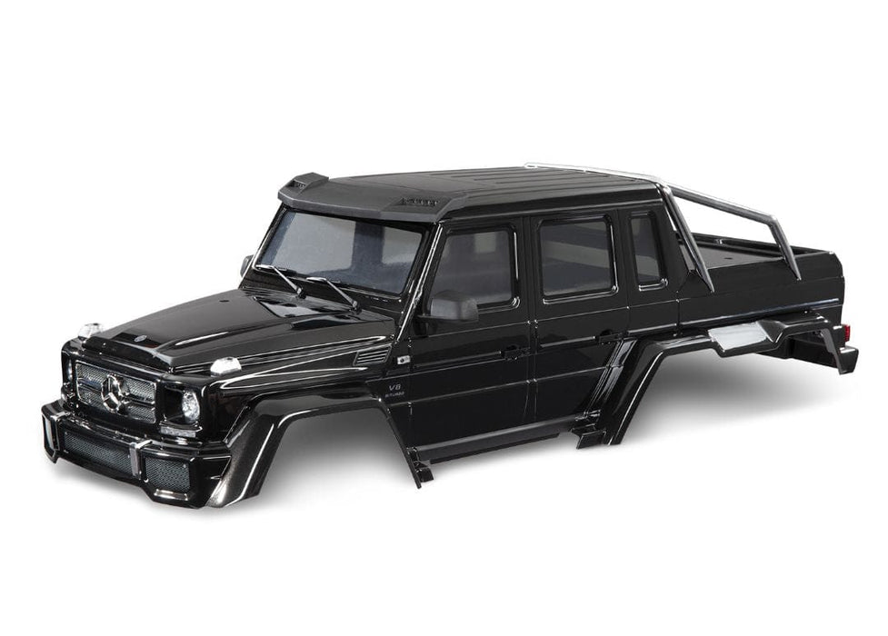 TRA8825R Traxxas Body, Mercedes-Benz G 63, complete Gloss Black Metallic