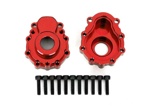 TRA8251R Traxxas Portal housings, outer, 6061-T6 aluminum (red-anodized) (2)/ 2.5x10 CS (12)