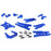 INTC27629BL Billet Mach Alloy Suspension Kit, Blue: Traxxas Bigfoot 2WD
