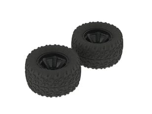 AR550014 Copperhead MT Tire/Wheel Glued Black (2)